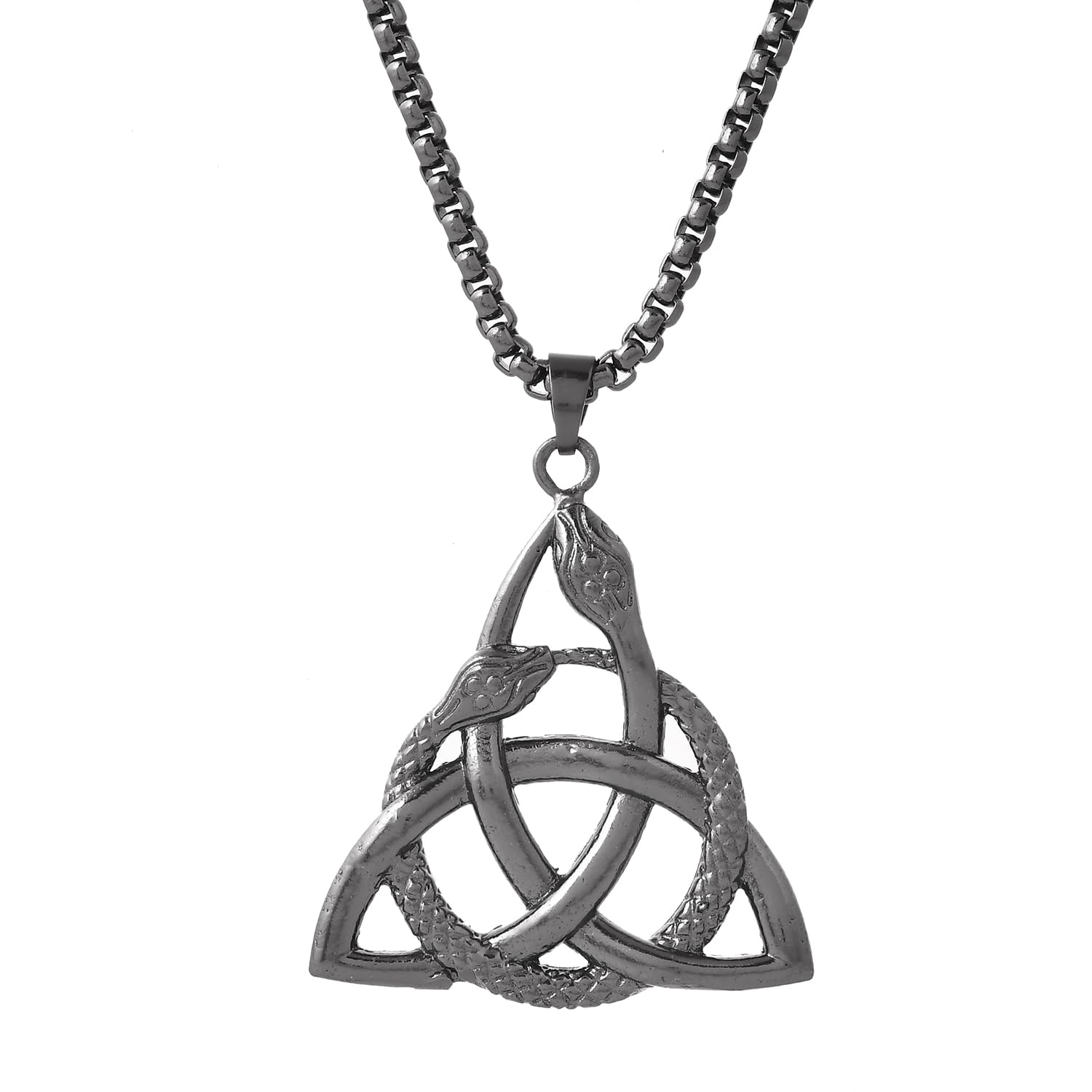 Eclipse Serpentine Black Mens Pendant|Black Pendant For Men|Gift For Men|Classic|Trendy|Anniversary Gift For Husband|Birthday Gift| Everyday Wear-image-14