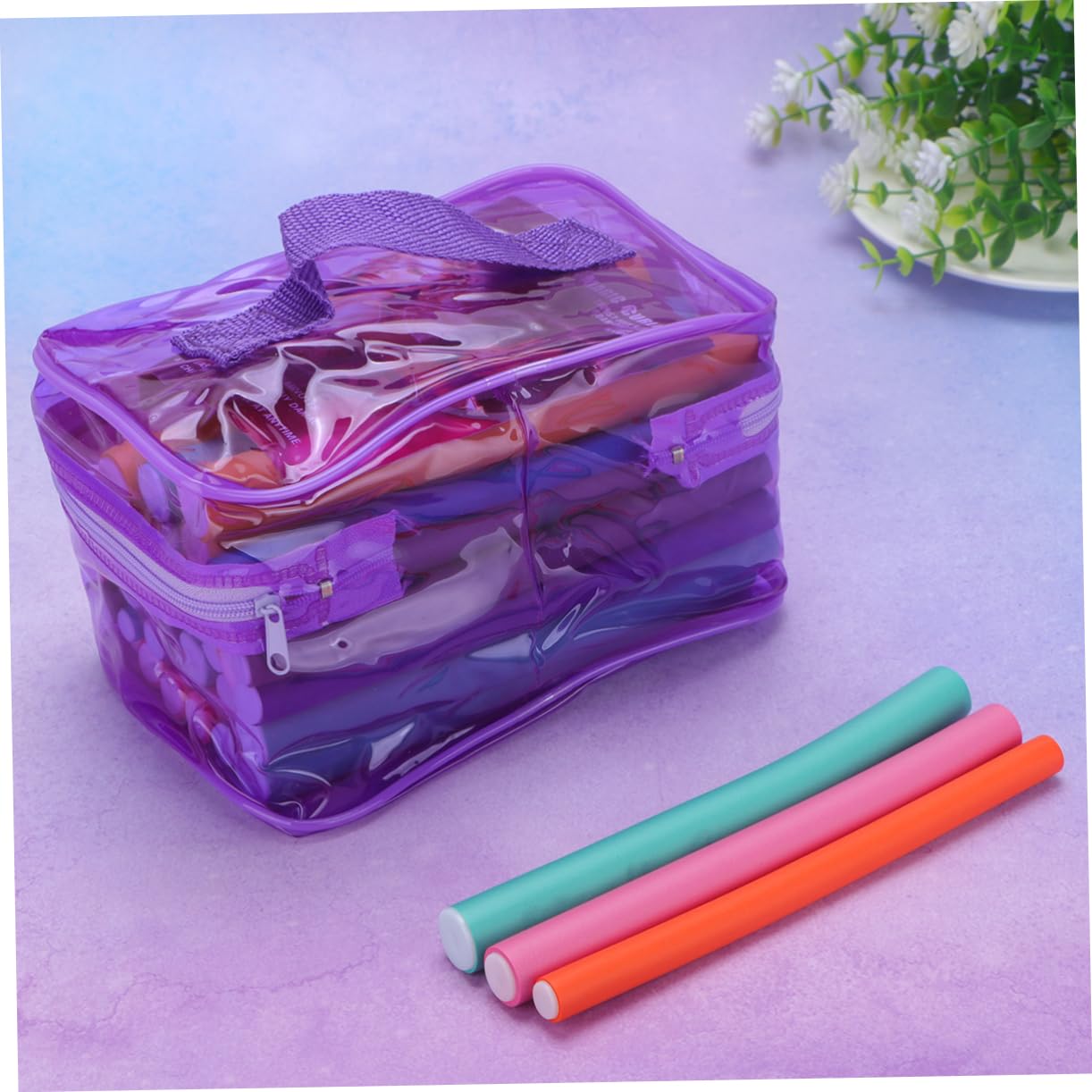 Healeved Lockenstab für Wellen Flexible Haarwickler Lockenwickler für Spirallocken Wiederverwendbares Material für Diy-haarstyling ohne Hitzeschäden