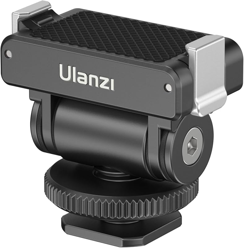 Soporte magnético para adaptador de zapata fría CA22 con liberación rápida de inclinación de 180° | Soporte para cámara de acción Compatible con DJI OSMO Pocket 3/Pocket 4/Pocket 4 Pro/Luna/Action 6 5 4 3 2 Pro/Insta 360 X5 GO Ace Pro