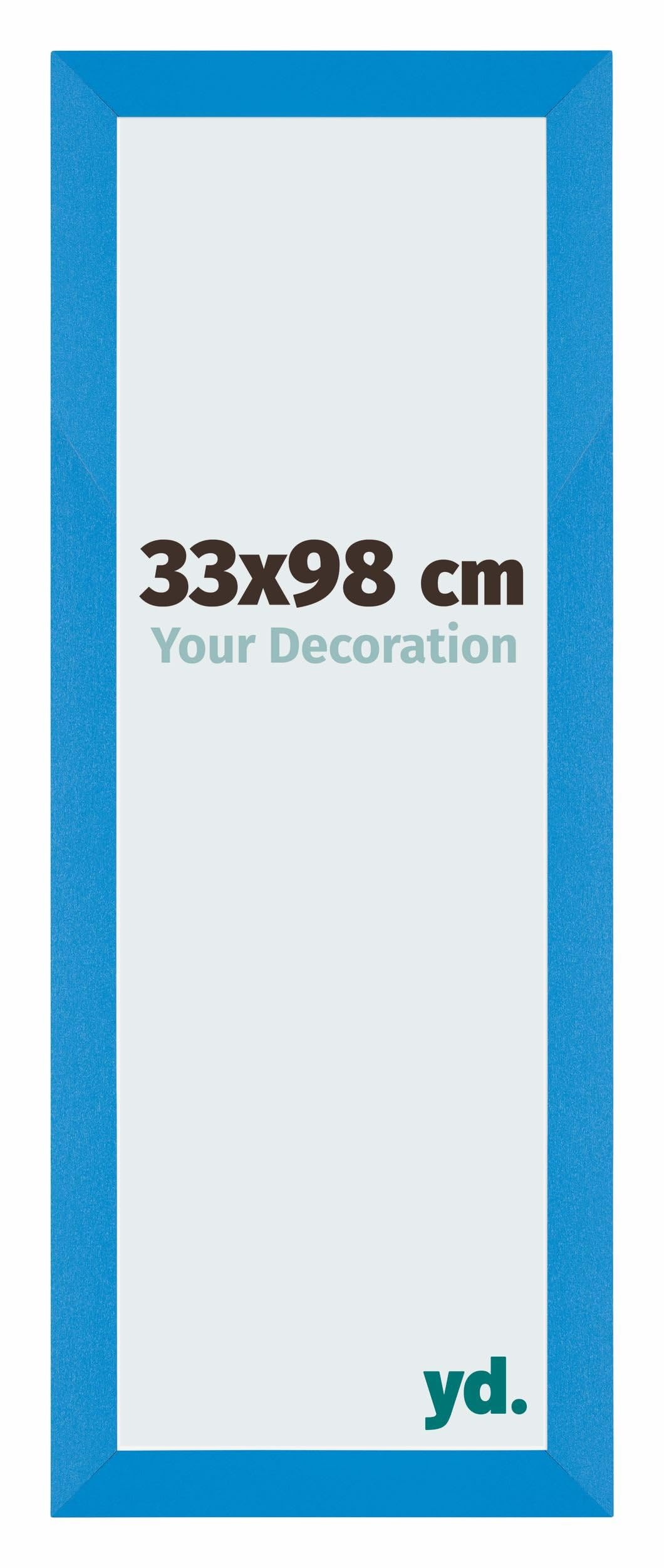 Your Decoration - Puzzle frame 33x98 - Bright Blue - Puzzle frame 500-1000 Pieces - MDF Photoframe - Mura