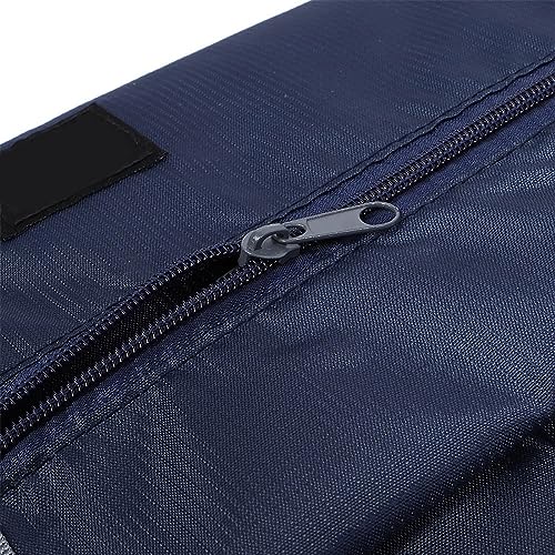 Duffle Bag, Large Capacity Single Shoulder Travel Foldable Simple Letter Patterns Clothing Storage Organizing Luggage Bags Hiking for (Navy Blue)3