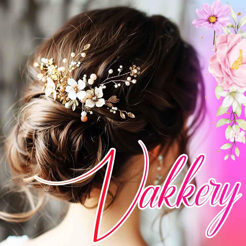 Pettine per capelli da sposa con perle argentate, accessorio per capelli da sposa per donne e ragazze
