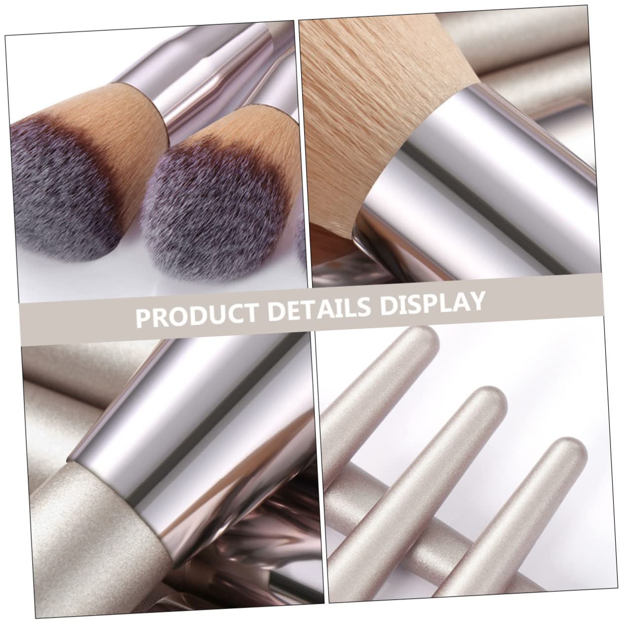 MAGICLULU Lot De 3 Pinceaux De Maquillage Ensemble Complet De Pinceaux Cosmétiques Pinceau De Fond De Teint Pinceau De Maquillage Détaillé Pour Maquilleurs Et 10 Pièces X 3