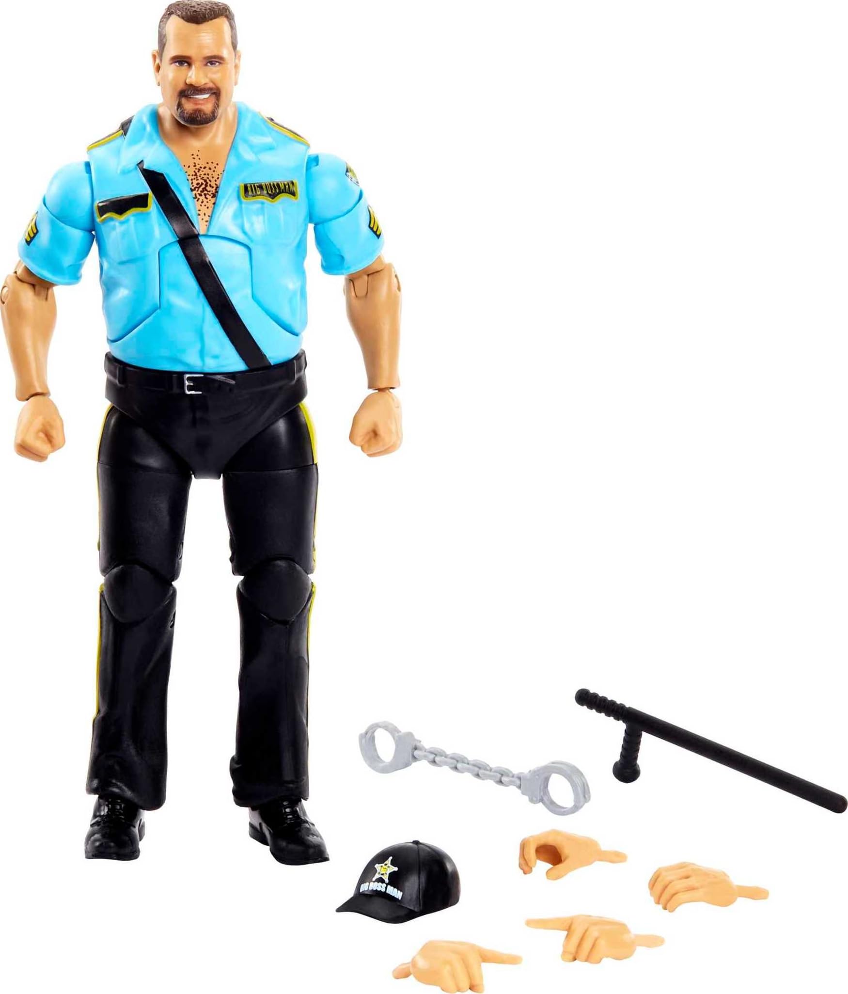 WWE Big Boss Man Elite Collection Action Figure : Amazon.ca