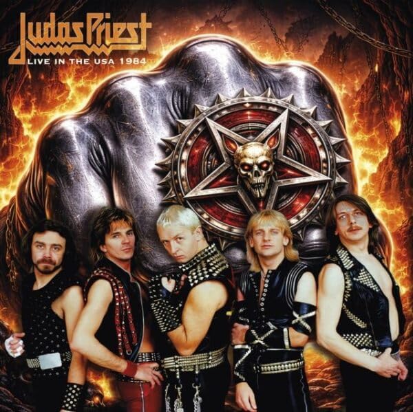 Judas Priest Live In The USA 1984 (Vinil Laranja) por Judas Priest, capa do álbum