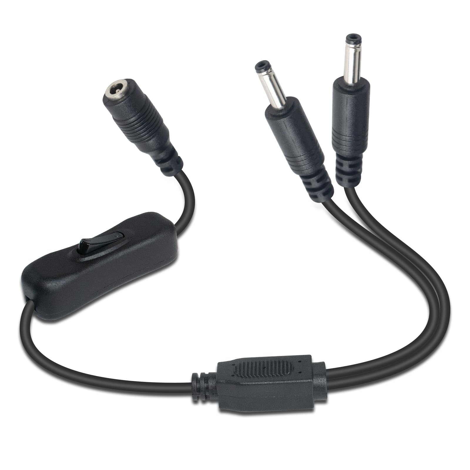 Amazon.co.jp: Duttek DC電源延長ケーブル 2分岐ケーブル, DC3.5x1