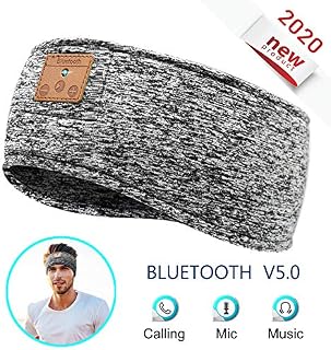 MOITA Sleep Headphones Bluetooth Headband, Wireless Sports Headband Headphones with Ultra-Thin & Soft