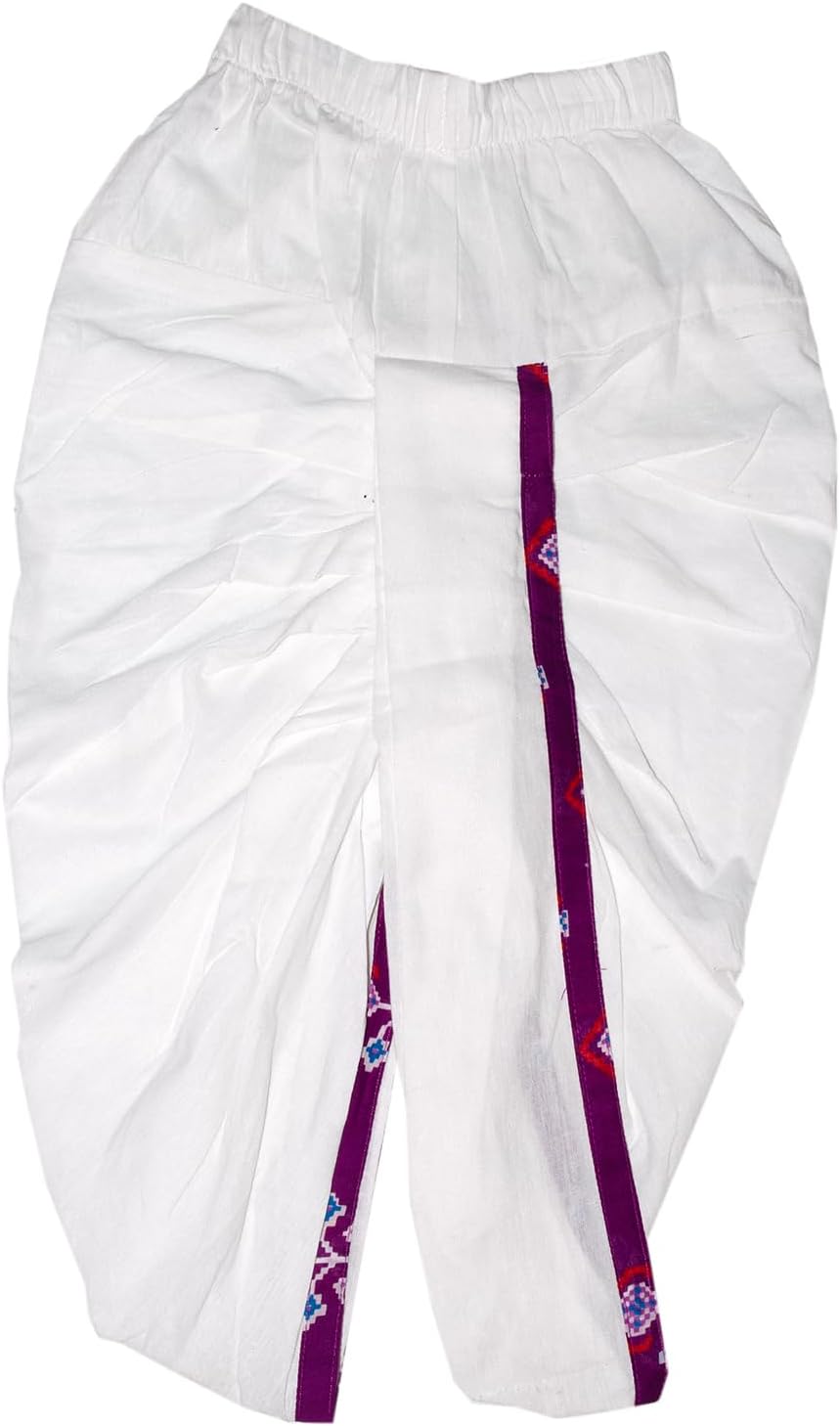Chandrakala Kids Kurta Dhoti Set for Boys Indian Printed Ethnic Wear(KK122-P)
