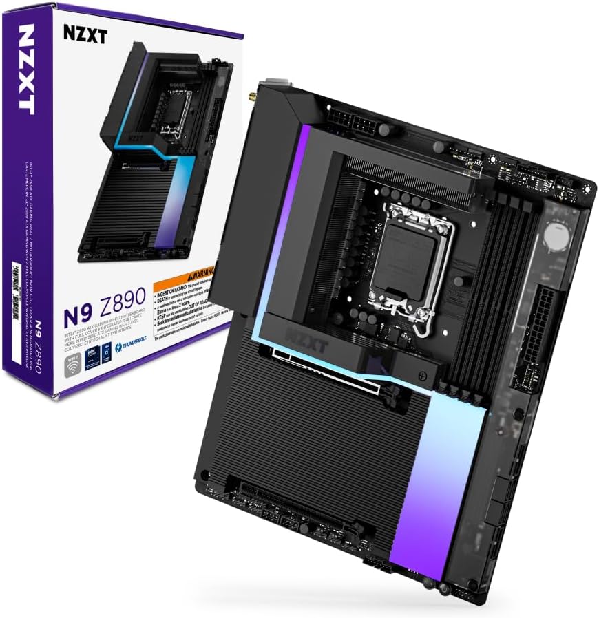NZXT N9 Z890 - Intel Z890 LGA 1851 ATX Motherboard - Black