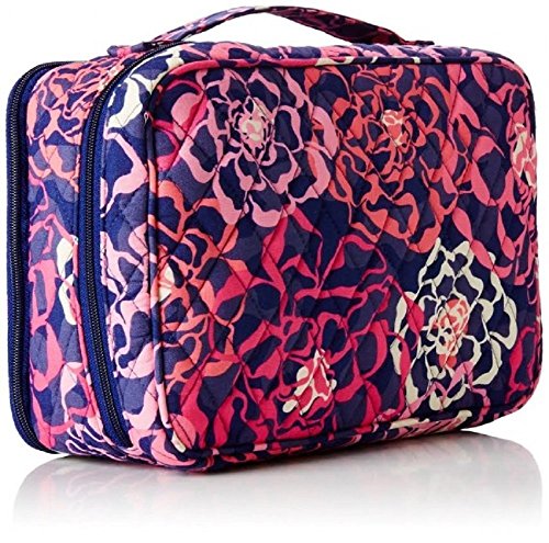 Vera Bradley Large Blush And Brush Makeup Cosmetic Case, Katalina Pink, One Size