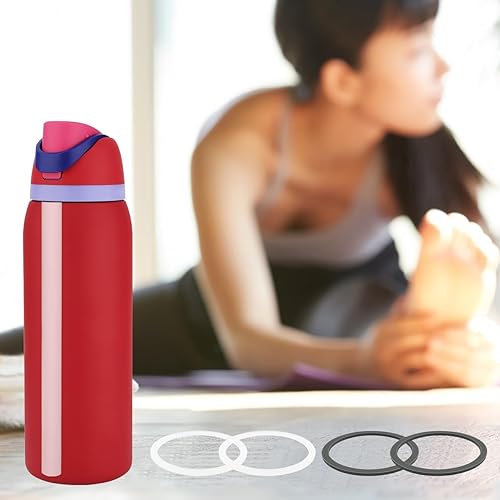 Miniatura 6 de AYWFEY 6 anillos de sellado de tapa de goma de repuesto + cepillo de limpieza + pinzas de codo, junta de repuesto, accesorios de botella de repuesto