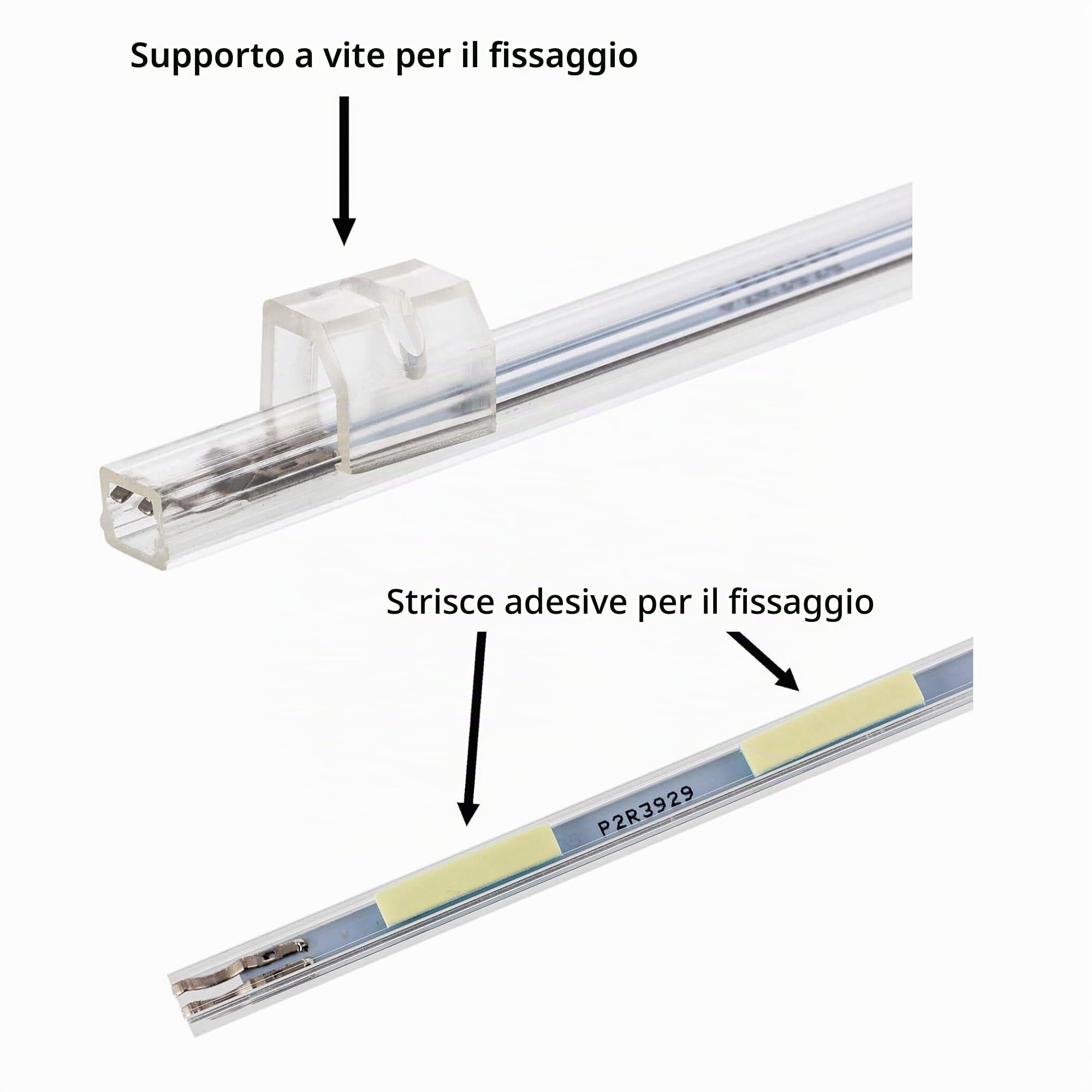 SEBSON LED Sottopensile con Interruttore e Prese 30cm - Set da 8 | 3000K Luce Calda, 1,8W, 190 Lumen, 12V, 8,8x6,7x300mm