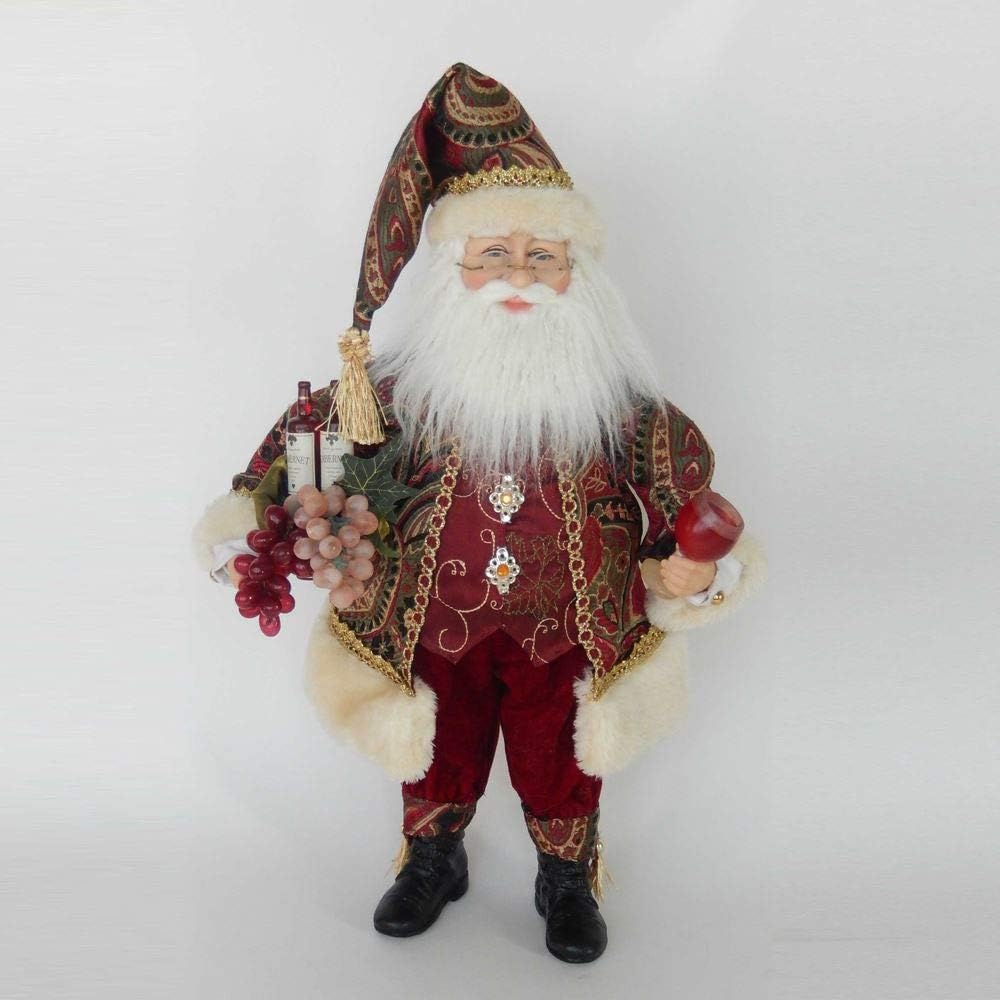 Kurt S. Adler 18-Inch Kringle Klaus Wine Santa