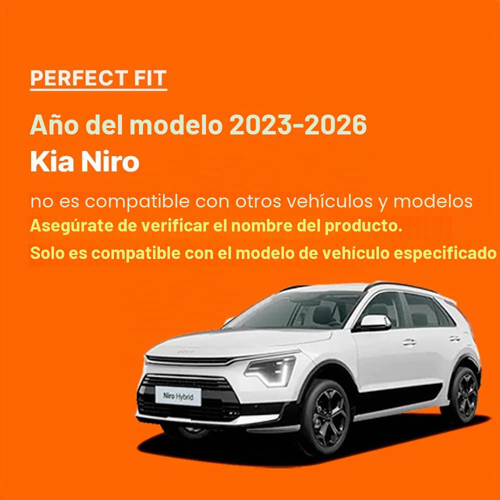 FICS Soporte de teléfono para Coche para KIA Niro (SG2) 2023, 2024, 2025 - Soporte Personalizado para una integración Pantalla, Accesorios Interiores para navegación, Vista de
