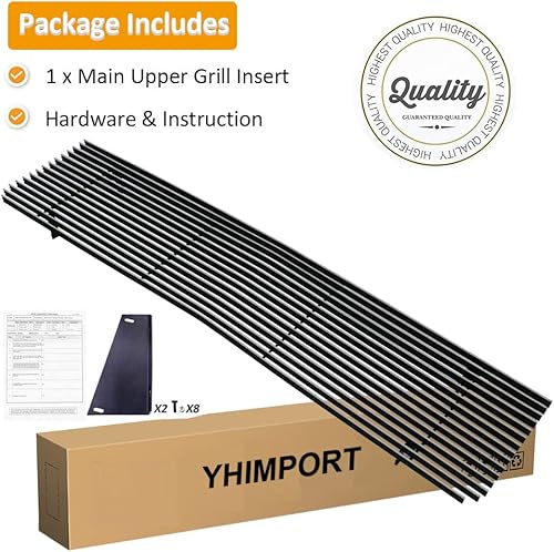 Miniatura 8 de Para Chevy BlazerChevy CK PickupChevy SuburbanGMC CK PickupGMC Suburban 1973-1980 Rejilla frontal pulida rejilla superior principal