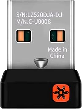 Unifying USB Adapter Wireless Dongle - Connect Up to 6 Mice & Keyboards Compatible with M905, M325, M585, M510, M705 M345/M505/M510/M52