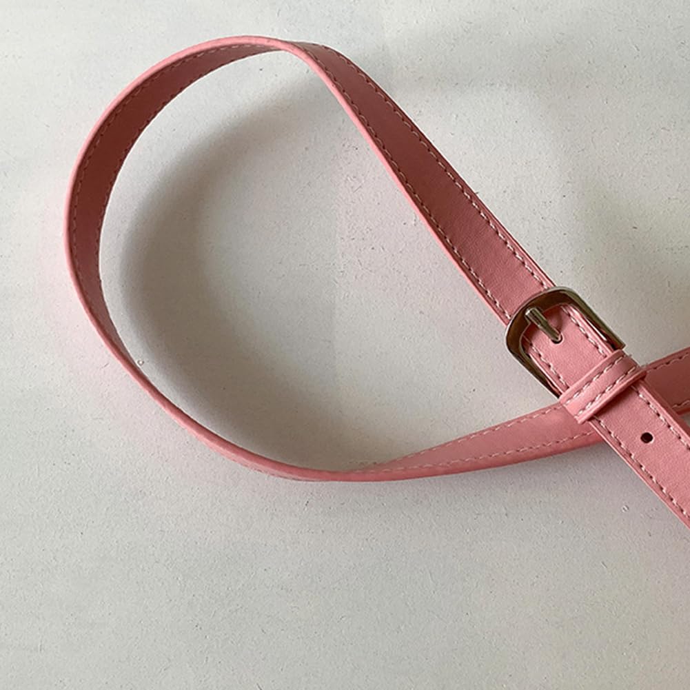 Bolso de mano plisado de moda en color sólido con lazo para mujer, de piel sintética