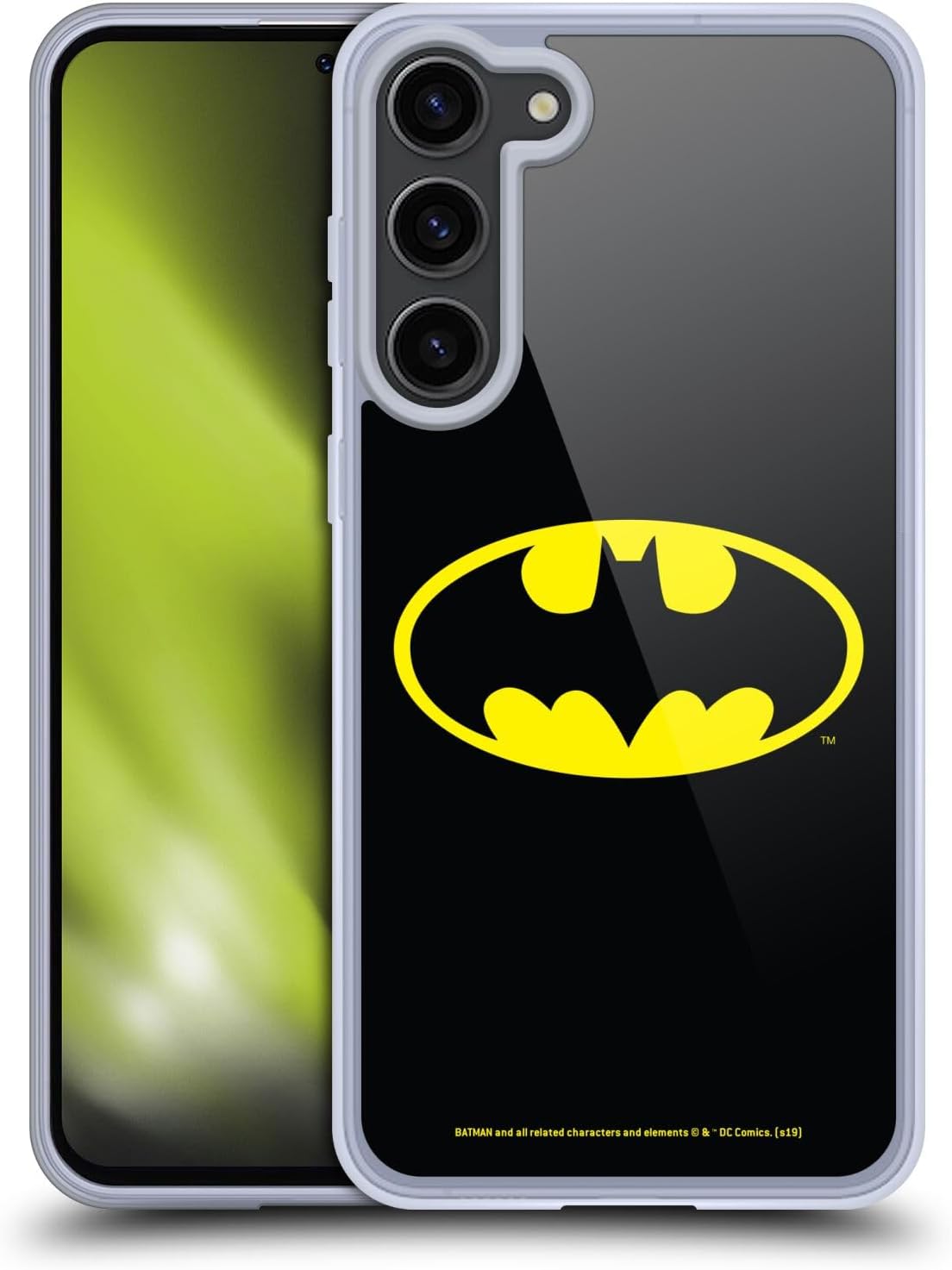 Head Case Designs Officially Licensed Batman DC Comics Classic Logos Soft Gel Case Compatible with Samsung Galaxy S23+ 5G