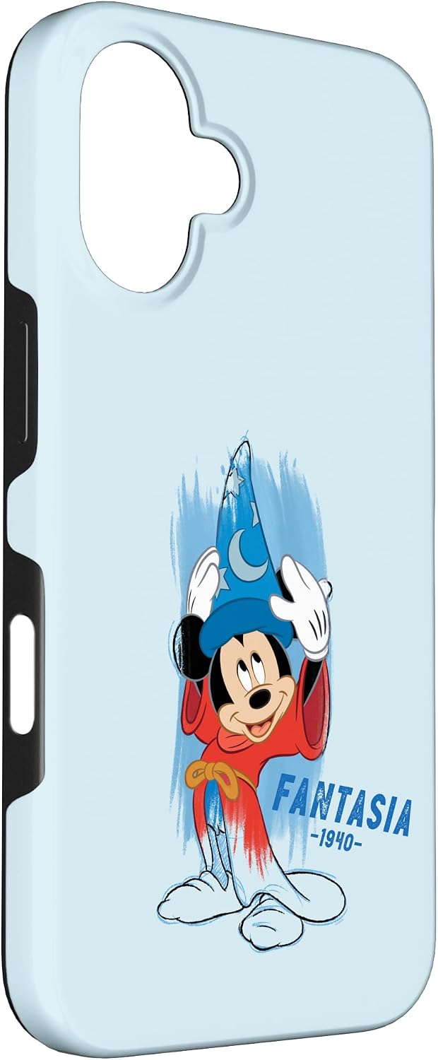 Disney Ink and Paint Sorcerer Mickey Mouse in Fantasia 1940 Case for iPhone 16