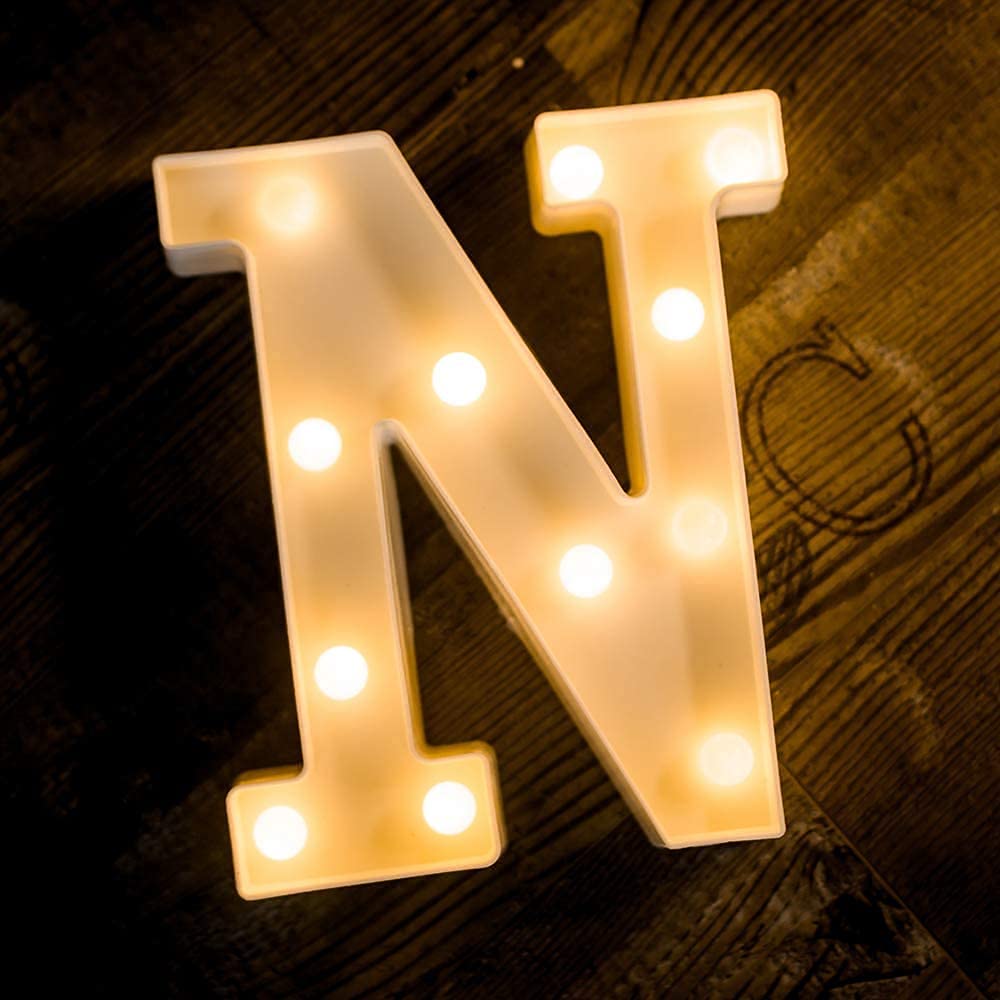 Personalized Marquee Letter Lights - Custom Name Decorations -18 Personalized Marquee Letter Lights - Custom Name Decorations -18