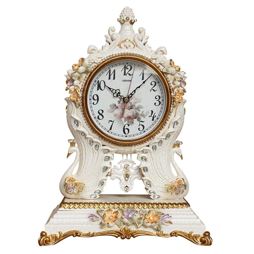 Reloj de sala de estar con personalidad artística para decorar mesas de noche y salones