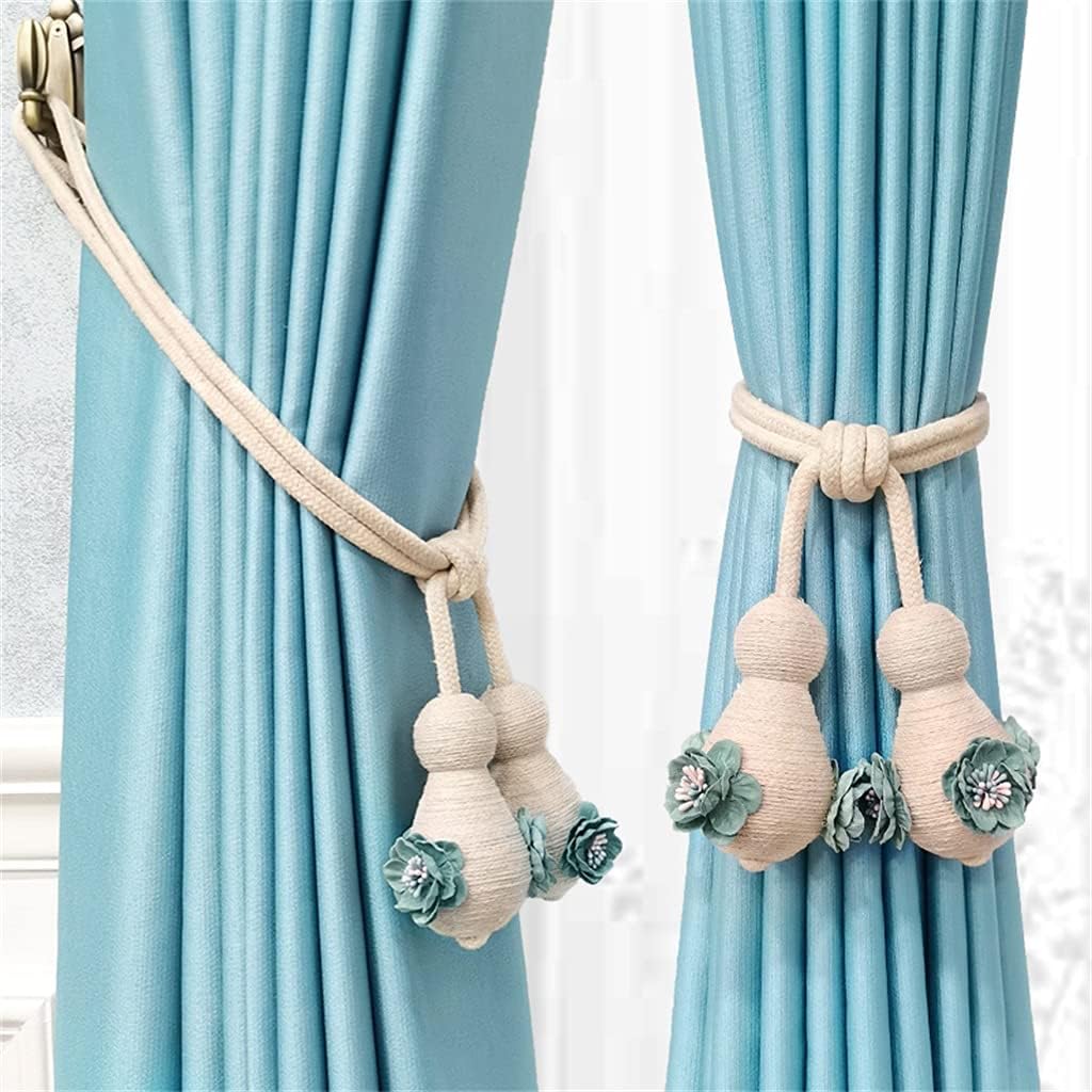 Curtain Straps Hanging Ball Cute Living Room Soft Decoration Tether Pendant(Black)