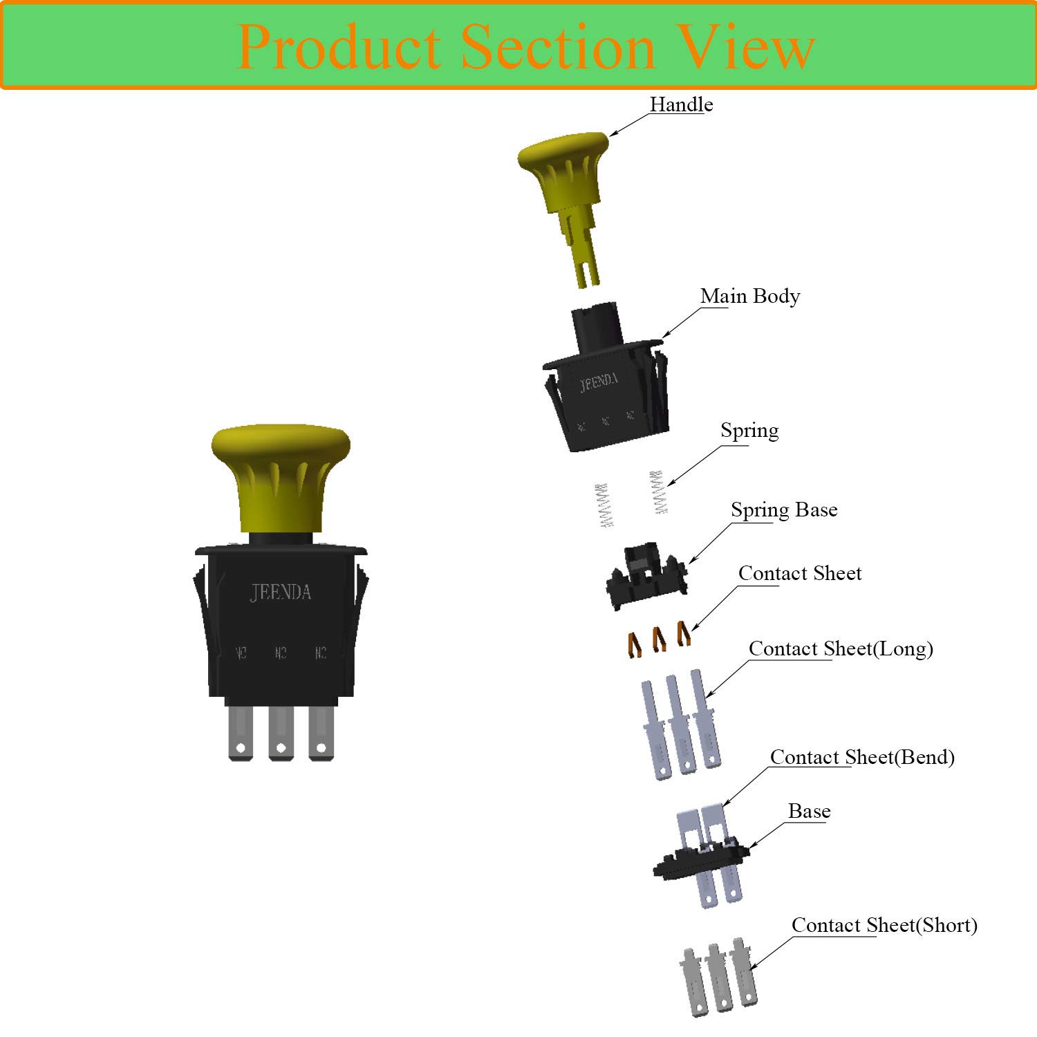 Amazon.com: JEENDA PTO Switch K3011-62300 K301162300 for Kubota
