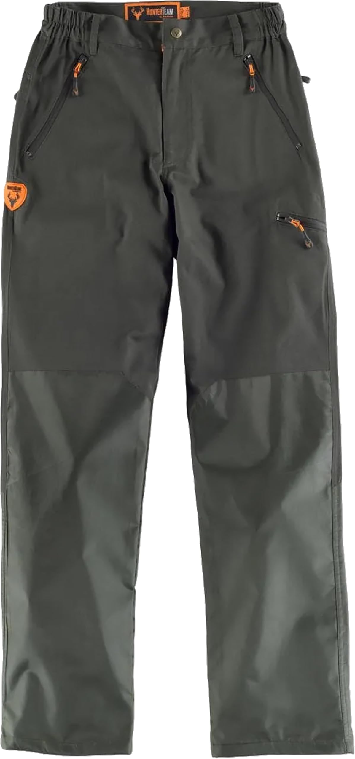 WORKTEAM Pantalón de Caza, Pesca y Outdoor, Tejido Impermeable y Resistente, con Refuerzos en Rodillas, Ajuste Cómodo, Unisex