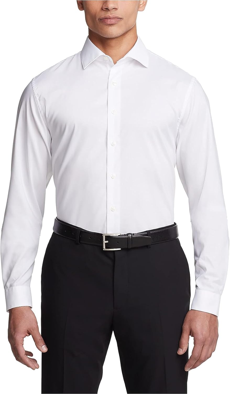 Kenneth Cole Unlisted Men's Slim Fit Solid Dress Shirt - Amazon Exclusive - Image 3
