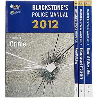 Blackstone's Police Manuals 2012: Four Volume Set
