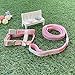 Newtensina Dog Harness Cat Harness for Small Dogs Cats - PinkGreen - M
