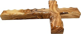Zuluf Wall Hanging Olivewood Cross 25cm Wall Cross Christian Holy Gift (Ow-Crs-050)