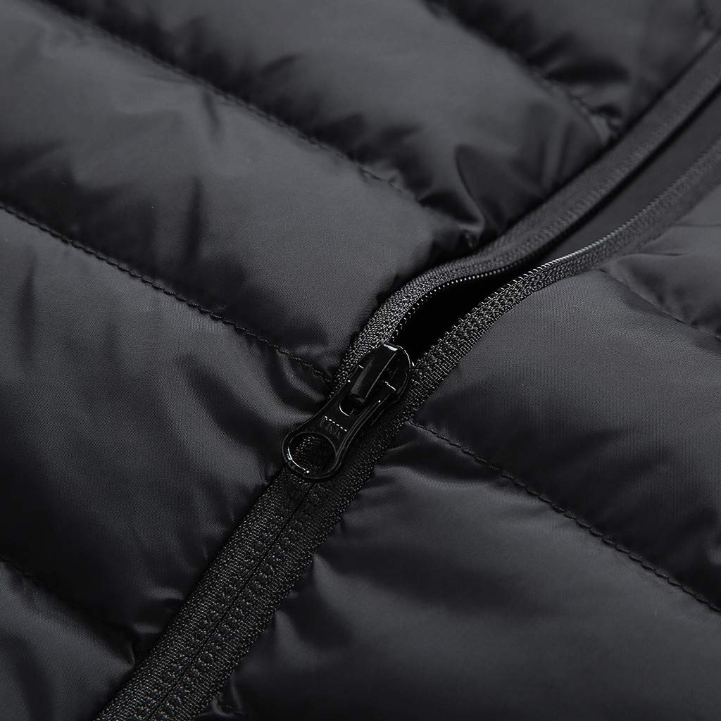Chaleco calefactable unisex, chaqueta térmica, chaqueta calefactable con carga USB, chaqueta de plumón eléctrica con 8 zonas de calentamiento y 3 niveles de calor, chaqueta de invierno (sin batería