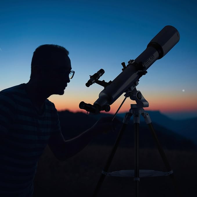 Telescopio Astronómico Refractor 80mm para Adultos miniatura 9