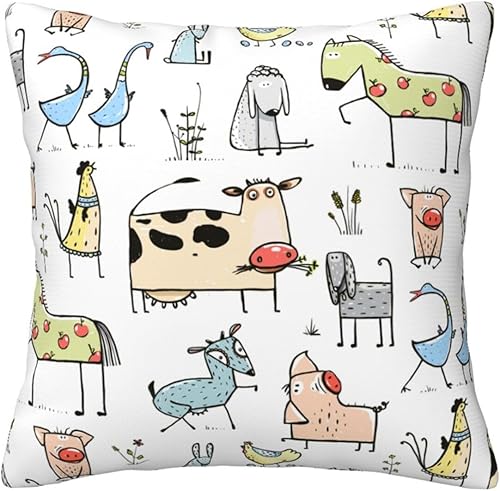 Miniatura 7 de Throw Pillow Covers 20x20 Inch Abstract Animal Decorative Pillow Covers Cushion Covers cojines decorativos para sala Pillow Cases Cute Throw Pillows