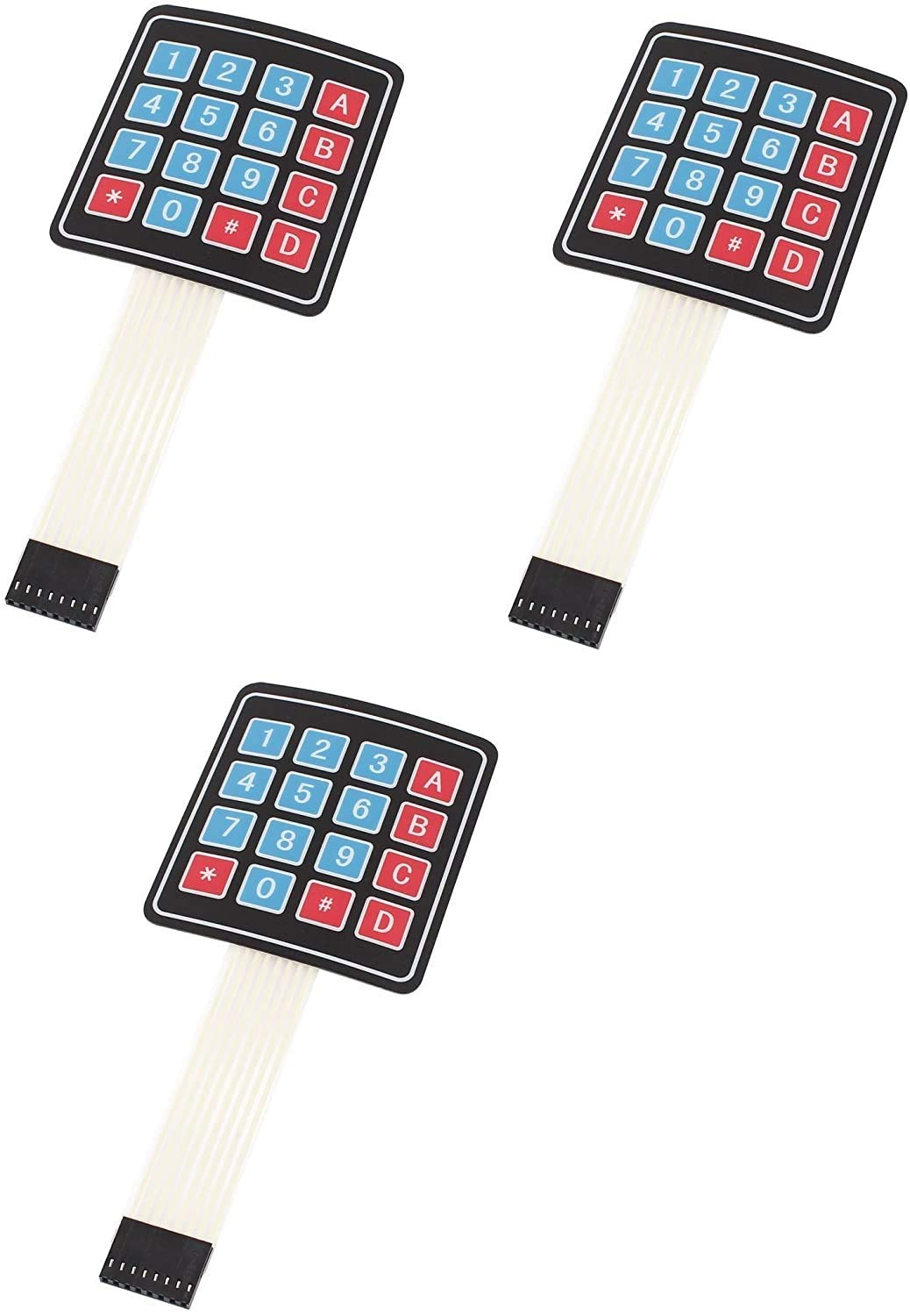 4 x 4 Matrix Array 16 Key Membrane Switch Keypad Keyboard for Arduino AVR PIC (3 Piece)-image-42