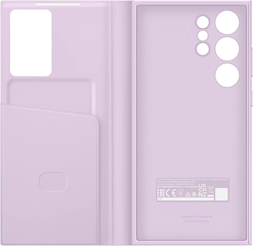 Miniatura 7 de SAMSUNG Funda para teléfono Galaxy S23 Ultra S-View, funda protectora con ranura para tarjetero, ventana transparente con toque de dedo, versión