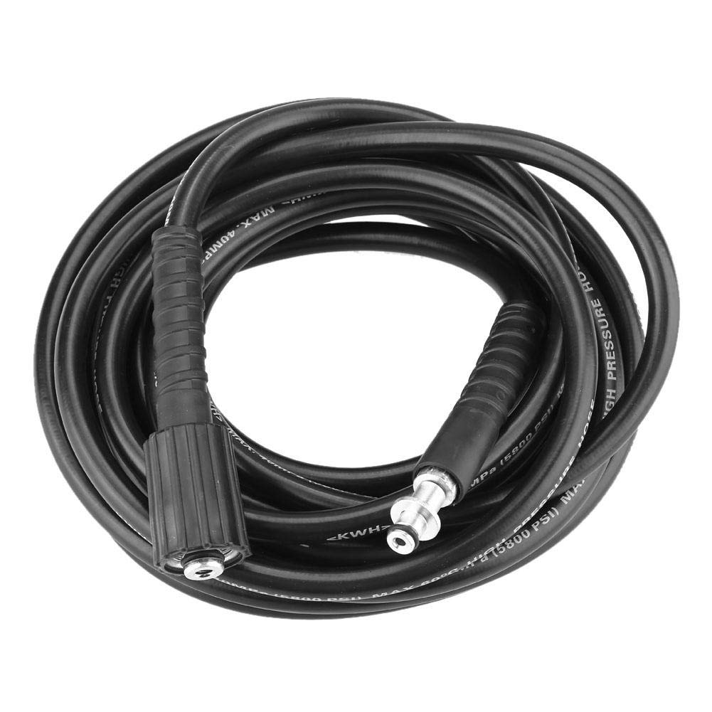 Tubo per lavaggio auto ad alta pressione, 8M 5800PSI Tubo di ricambio per detergente per pulizia ad alta pressione Colore nero per K2 (eccetto K2.Compact, adatto solo per interfaccia