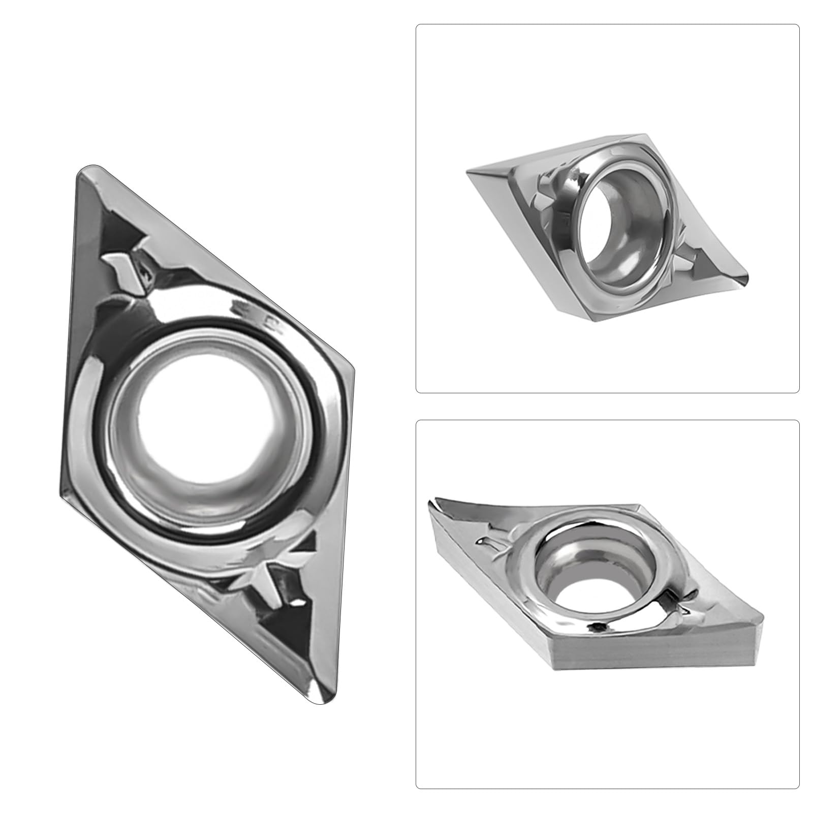 Feyzor Carbide Inserts for Aluminum CCGT32.51 / CCGT09T304-AL Metal Cutting 10PCS