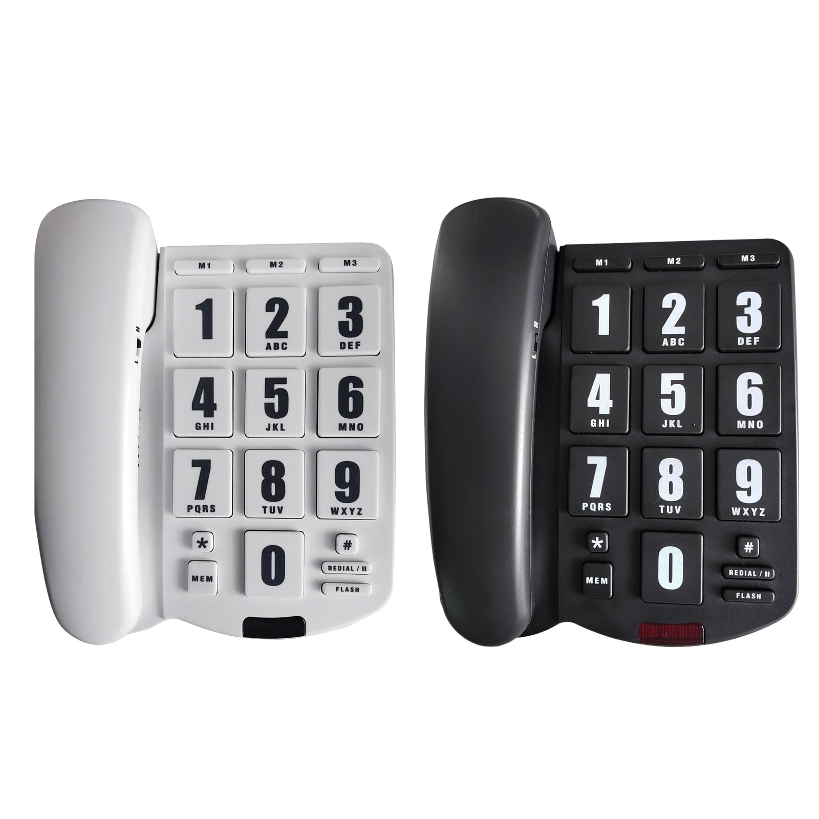 Tasto Telefono Fisso Telefono Desktop Suoneria Forte Telefono Fisso Fisso per Anziani e ipovedenti PK3000