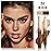 evpct Nude Brown & Nude Cream Contour Stick Face Body Makeup Dual Ended, no Transfer Waterproof 2 in 1 Cream Concealer Stick Contouring Makeup, Nose Contour Bronzer Sticks Face Highlighter Make up