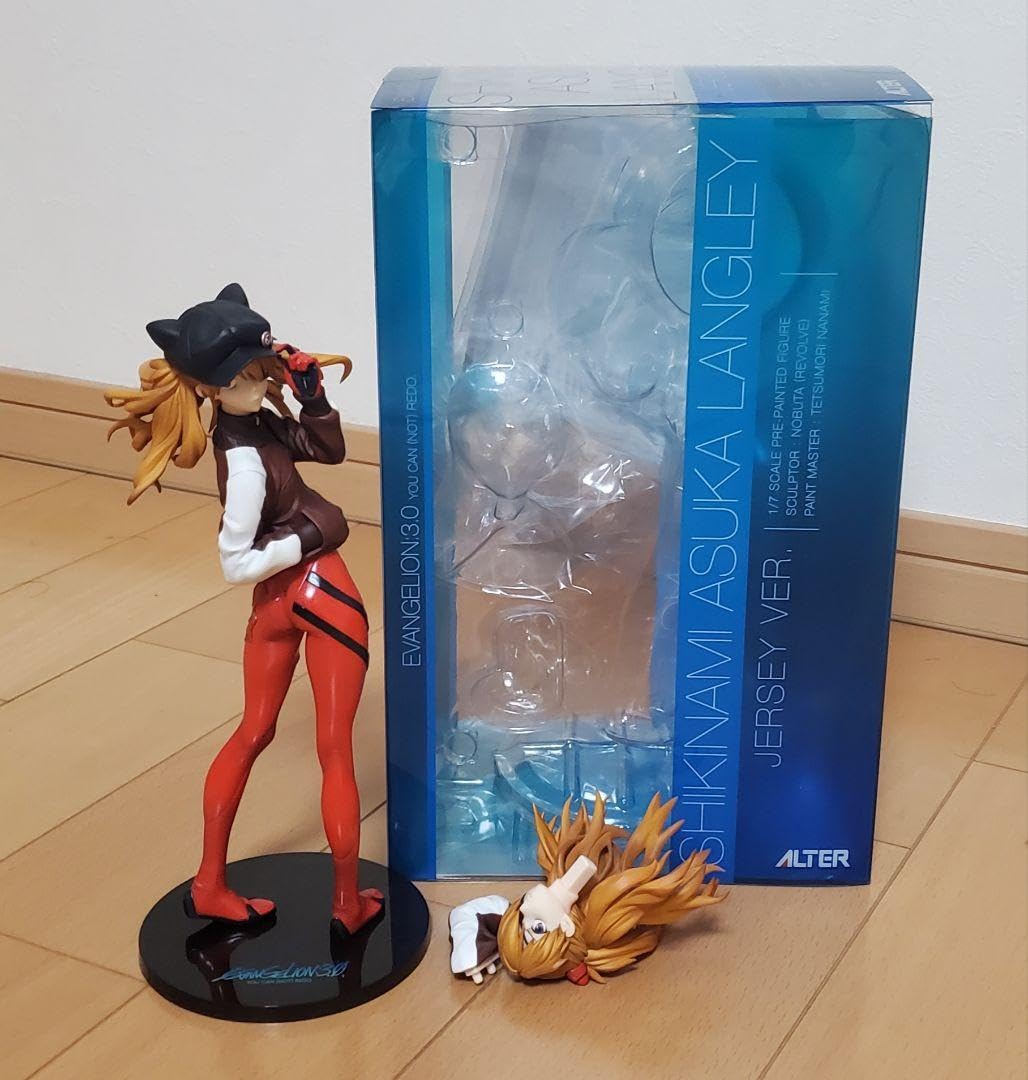 式波・アスカ・ラングレー ジャージバージョン フィギュア　アルター　青箱 Amazon.co.jp: 式波・アスカ・ラングレー ジャージVer 新劇場版Q