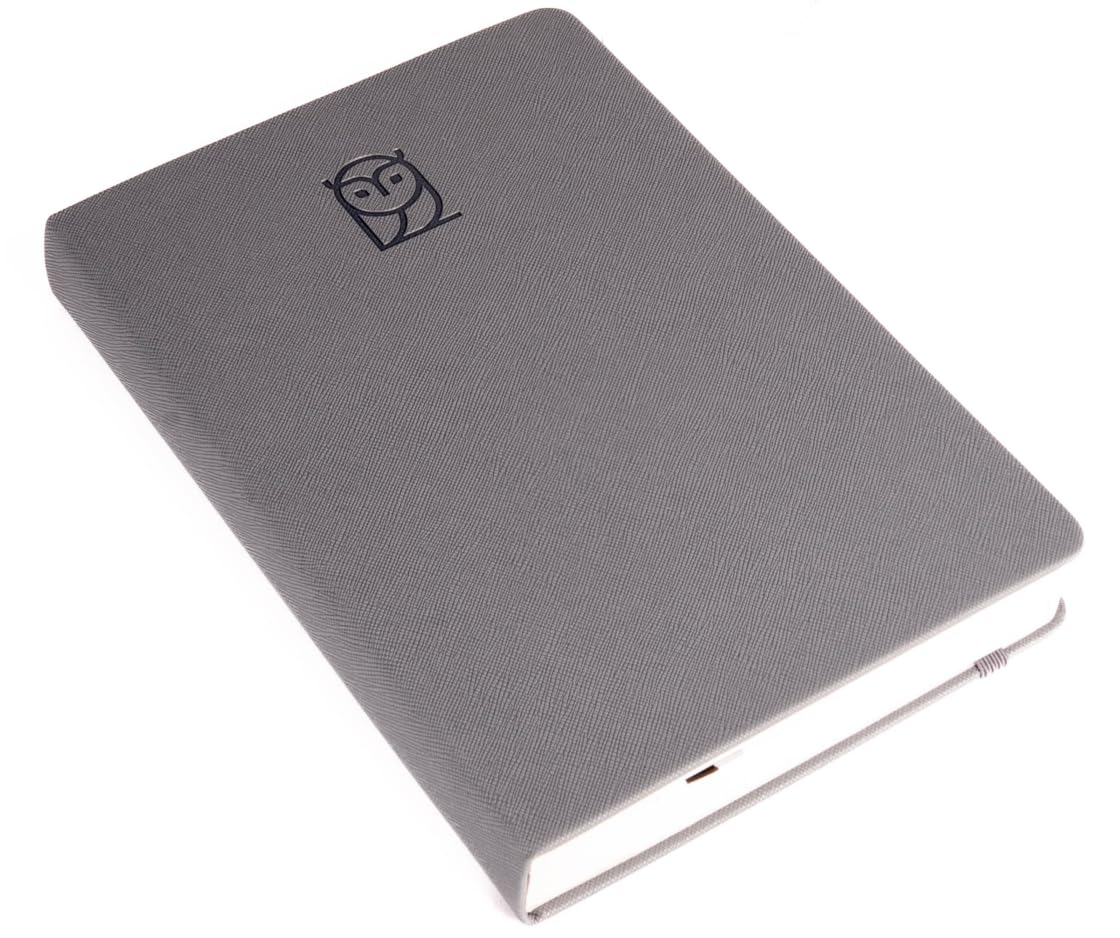 Wyze Planner Agenda giornaliera senza data, organizer per la produttività di 6 mesi in formato A5 con pagina intera al giorno, programma orario, impostazione obiettivi, tracker abitudini, pagine