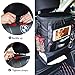 AMEIQ Seat Back Organizer for Car, Cooler with Phone iPad and Tissue Holder, Backseat Watertight Insulated Lunch Bag, Travel Picnic Storage Container (Ordinary-Oval)