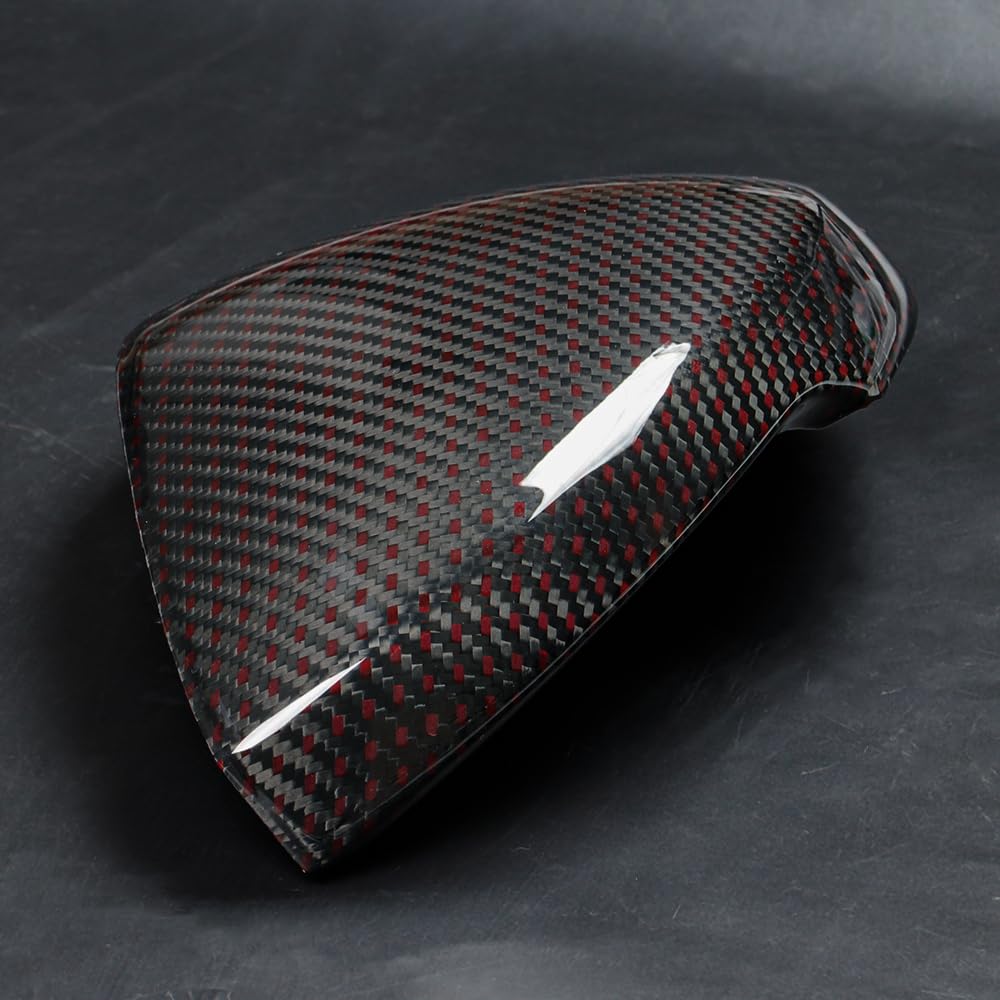 Amazon | JSWAN 2個 レッド ブラック カーボンファイバー サイドドア