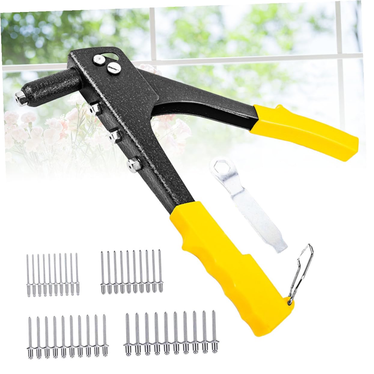 Pistola Rivettatrice Manuale Professionale Design Pratico e Apparenza Attraente per Fissaggio di Diversi Materiali