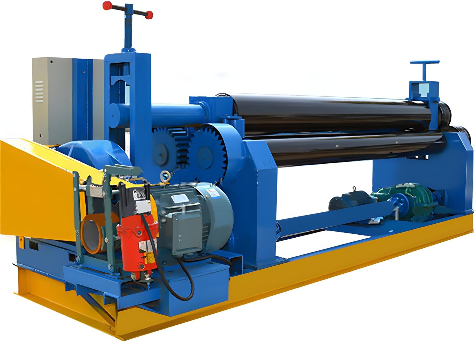 Hydraulic Automatic Plate Rolling Machine for Steel Sheet Forming Custom Sizes Supported Industrial Metal Sheet Roller High Precision Plate Bending Equipment for Fabrication Manufacturing Applications