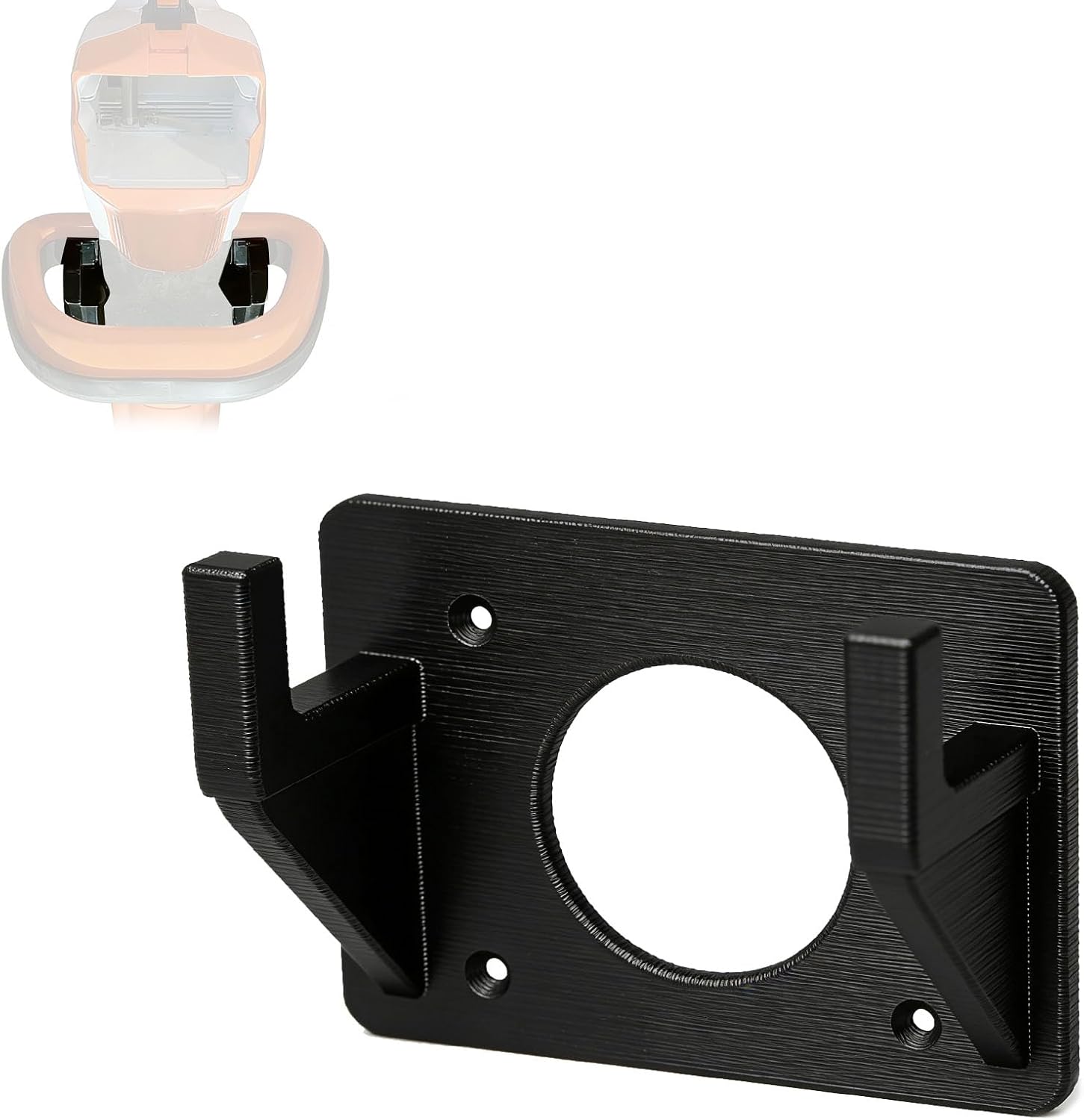 Hedge Trimmer Wall Mount Compatible with HSA 56, Wall Mounted Holder Rack Storage Bracket, Garage Organization Tool Hanger, 3D Printed Space Saving Device for Wall, Compatible with Stihl