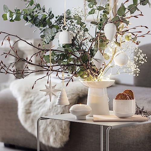like. by Villeroy & Boch - Winter Glow cup, Christmas tableware in Premium Porcelain, White / Beige, 20 cm x 28 cm - Image 3