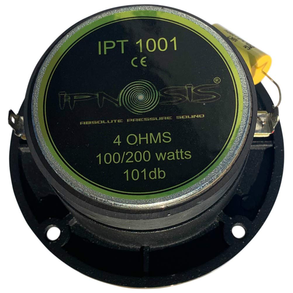 Ipnosis 2 TWEETER IPT1001 100 watt rms e 200 watt max da 10,00 cm di diametro 4" sensibilità 101 db profondità 4,00 cm uso spl, a coppia